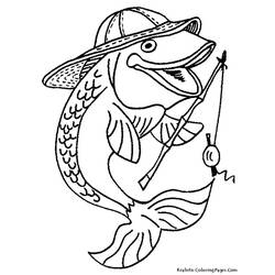 Dessin à colorier: Pêcheur (Carrières et Professions) #103958 - Coloriages à Imprimer Gratuits