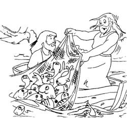Dessin à colorier: Pêcheur (Carrières et Professions) #103962 - Coloriages à Imprimer Gratuits