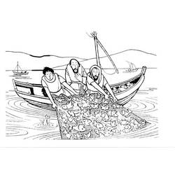 Dessin à colorier: Pêcheur (Carrières et Professions) #103989 - Coloriages à Imprimer Gratuits
