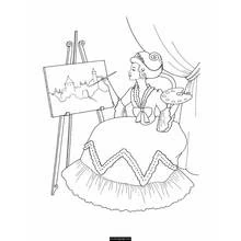 Dessin à colorier: Peintre (Carrières et Professions) #104332 - Coloriages à Imprimer Gratuits