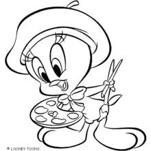 Dessin à colorier: Peintre (Carrières et Professions) #104401 - Coloriages à Imprimer Gratuits