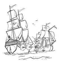 Coloriage Pirate (Carrières et Professions) #105014 à imprimer et colorier