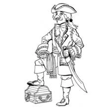 Coloriage Pirate (Carrières et Professions) #105061 à imprimer et colorier