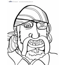 Coloriage Pirate (Carrières et Professions) #105065 à imprimer et colorier