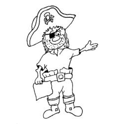 Coloriage Pirate (Carrières et Professions) #105077 à imprimer et colorier