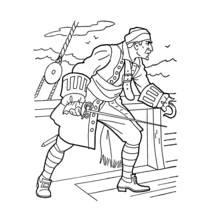 Coloriage Pirate (Carrières et Professions) #105103 à imprimer et colorier