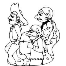 Coloriage Pirate (Carrières et Professions) #105180 à imprimer et colorier
