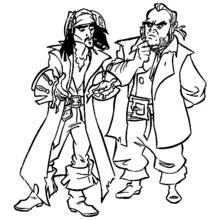Coloriage Pirate (Carrières et Professions) #105215 à imprimer et colorier
