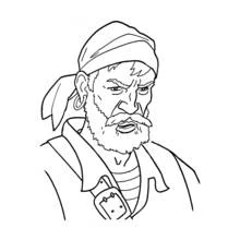 Coloriage Pirate (Carrières et Professions) #105227 à imprimer et colorier