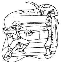 Coloriage Pirate (Carrières et Professions) #105271 à imprimer et colorier