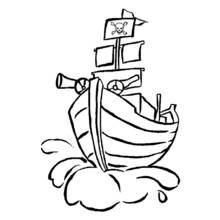 Coloriage Pirate (Carrières et Professions) #105306 à imprimer et colorier