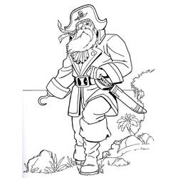 Coloriage Pirate (Carrières et Professions) #173317 à imprimer et colorier