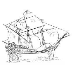 Coloriage Pirate (Carrières et Professions) #173318 à imprimer et colorier