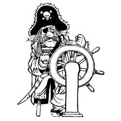 Coloriage Pirate (Carrières et Professions) #173330 à imprimer et colorier