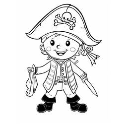 Coloriage Pirate (Carrières et Professions) #218283 à imprimer et colorier