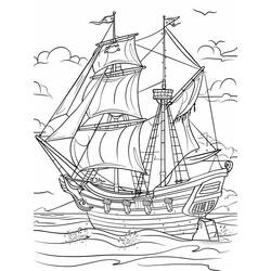 Coloriage Pirate (Carrières et Professions) #218284 à imprimer et colorier