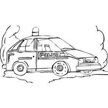 Coloriage Policier (Carrières et Professions) #105412 à imprimer et colorier