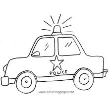 Dessin à colorier: Policier (Carrières et Professions) #105446 - Coloriages à Imprimer Gratuits