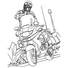 Dessin à colorier: Policier (Carrières et Professions) #105486 - Coloriages à Imprimer Gratuits