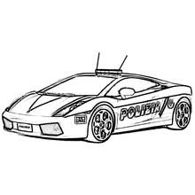 Dessin à colorier: Policier (Carrières et Professions) #105495 - Coloriages à Imprimer Gratuits