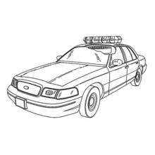 Dessin à colorier: Policier (Carrières et Professions) #105503 - Coloriages à Imprimer Gratuits
