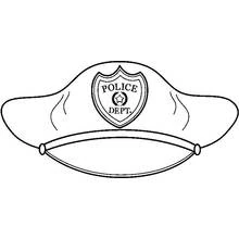 Dessin à colorier: Policier (Carrières et Professions) #105505 - Coloriages à Imprimer Gratuits