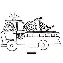 Dessin à colorier: Pompier (Carrières et Professions) #105534 - Coloriages à Imprimer Gratuits