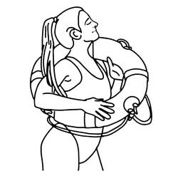 Dessin à colorier: Sauveteur (Carrières et Professions) #205623 - Coloriages à Imprimer Gratuits