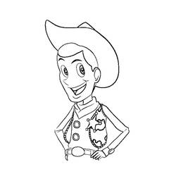 Dessin à colorier: Sherif (Carrières et Professions) #107457 - Coloriages à Imprimer Gratuits