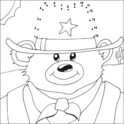 Dessin à colorier: Sherif (Carrières et Professions) #107547 - Coloriages à Imprimer Gratuits