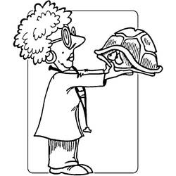 Dessin à colorier: Vétérinaire (Carrières et Professions) #213843 - Coloriages à Imprimer Gratuits
