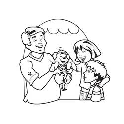 Dessin à colorier: Vétérinaire (Carrières et Professions) #213850 - Coloriages à Imprimer Gratuits