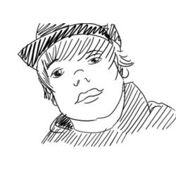 Dessin à colorier: Justin Bieber (Célébrités) #122469 - Coloriages à imprimer