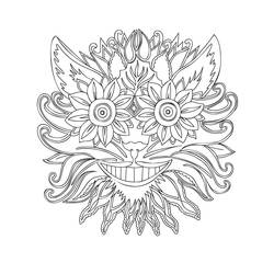 Dessin à colorier: Zentangle (Coloriage Adulte) #217474 - Coloriages à Imprimer Gratuits