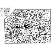 Dessin à colorier: Coloriage magique (Coloriage numéroté) #126090 - Coloriages à Imprimer Gratuits