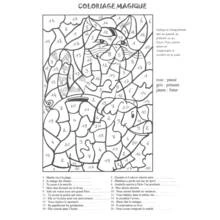 Dessin à colorier: Coloriage magique (Coloriage numéroté) #126102 - Coloriages à Imprimer Gratuits
