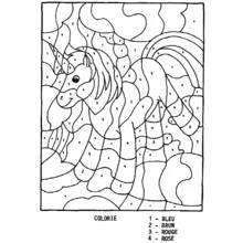 Dessin à colorier: Coloriage magique (Coloriage numéroté) #126115 - Coloriages à Imprimer Gratuits