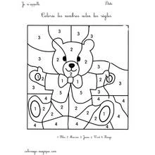 Dessin à colorier: Coloriage magique (Coloriage numéroté) #126121 - Coloriages à Imprimer Gratuits