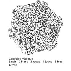 Dessin à colorier: Coloriage magique (Coloriage numéroté) #126178 - Coloriages à Imprimer Gratuits