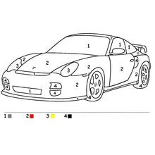 Dessin à colorier: Coloriage magique (Coloriage numéroté) #126185 - Coloriages à Imprimer Gratuits