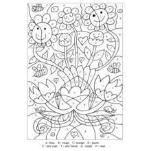 Dessin à colorier: Coloriage magique (Coloriage numéroté) #126272 - Coloriages à Imprimer Gratuits