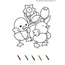 Coloriage Coloriage magique (Coloriage numéroté) #126318 à imprimer et colorier