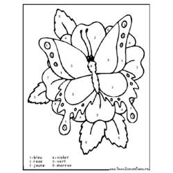 Dessin à colorier: Coloriage par numéros (Coloriage numéroté) #125485 - Coloriages à Imprimer Gratuits
