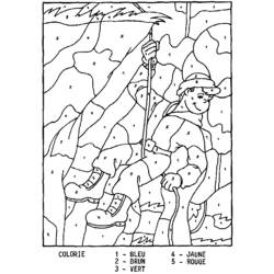 Dessin à colorier: Coloriage par numéros (Coloriage numéroté) #125495 - Coloriages à Imprimer Gratuits