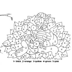 Dessin à colorier: Coloriage par numéros (Coloriage numéroté) #125496 - Coloriages à Imprimer Gratuits