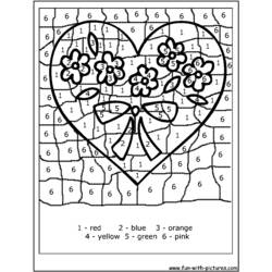 Dessin à colorier: Coloriage par numéros (Coloriage numéroté) #125502 - Coloriages à Imprimer Gratuits