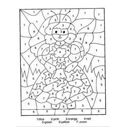 Dessin à colorier: Coloriage par numéros (Coloriage numéroté) #125506 - Coloriages à Imprimer Gratuits
