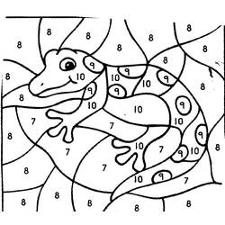 Dessin à colorier: Coloriage par numéros (Coloriage numéroté) #125507 - Coloriages à Imprimer Gratuits