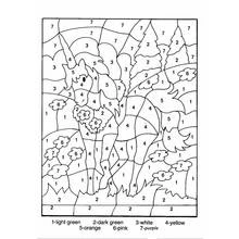 Dessin à colorier: Coloriage par numéros (Coloriage numéroté) #125508 - Coloriages à Imprimer Gratuits