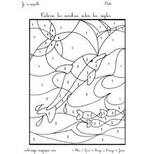 Dessin à colorier: Coloriage par numéros (Coloriage numéroté) #125523 - Coloriages à Imprimer Gratuits